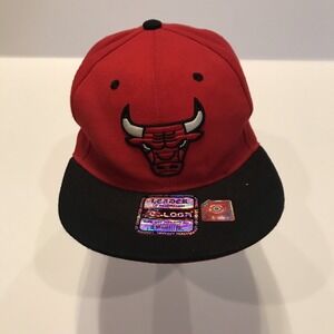 Chicago Bulls Mens Hat One Size Snapback Red Black Stickers Leader Of Generation